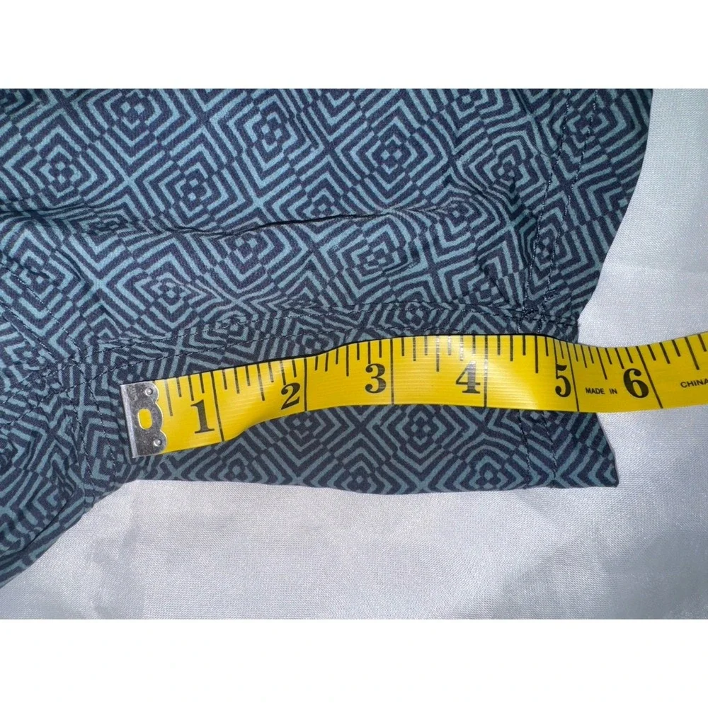Katin Spiral Volley Swim Trunk‎ - blue with dark blue geometric design men's XX